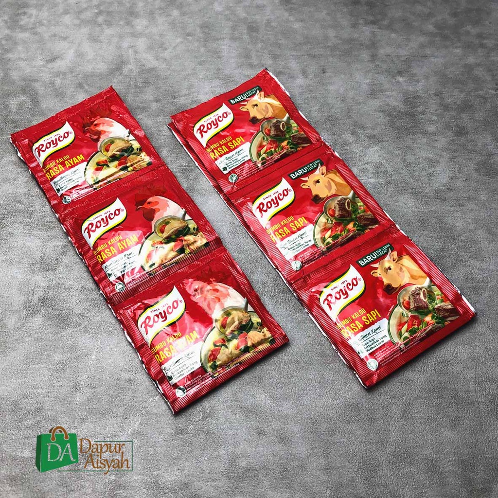 

Royco Bumbu Kaldu Rasa Ayam dan Sapi 8gr