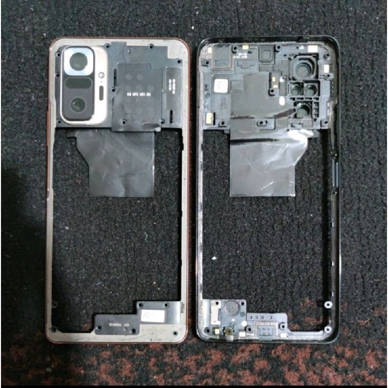 FRAME BAZZEL BAZEL RANGKA TENGAH XIAOMI REDMI NOTE 10 PRO ORIGINAL CABUTAN