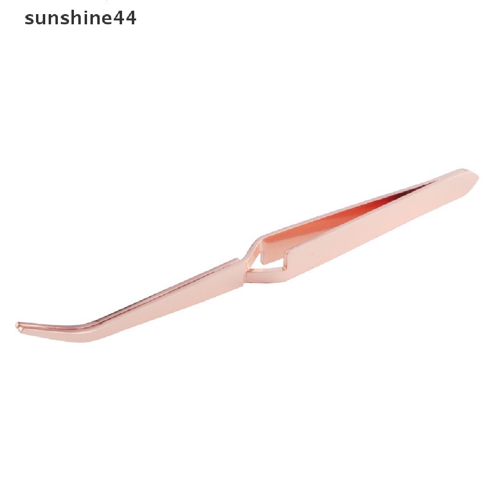 Sunshine Pinset Stainless Steel Pembentuk Kuku UV Gel Untuk Manicure