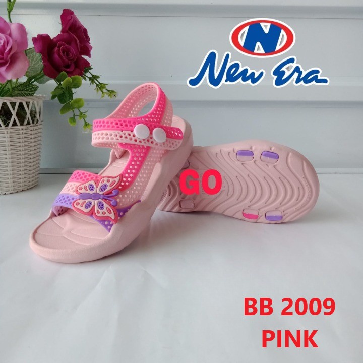 gof NEW ERA BB/KC E 2009 SANDAL SEPATU ANAK SIZE 19-24 100% ORIGINAL