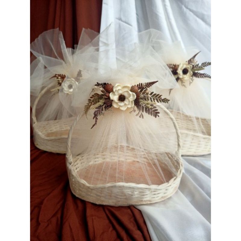 Keranjang seserahan / keranjang rotan / keranjang hantaran