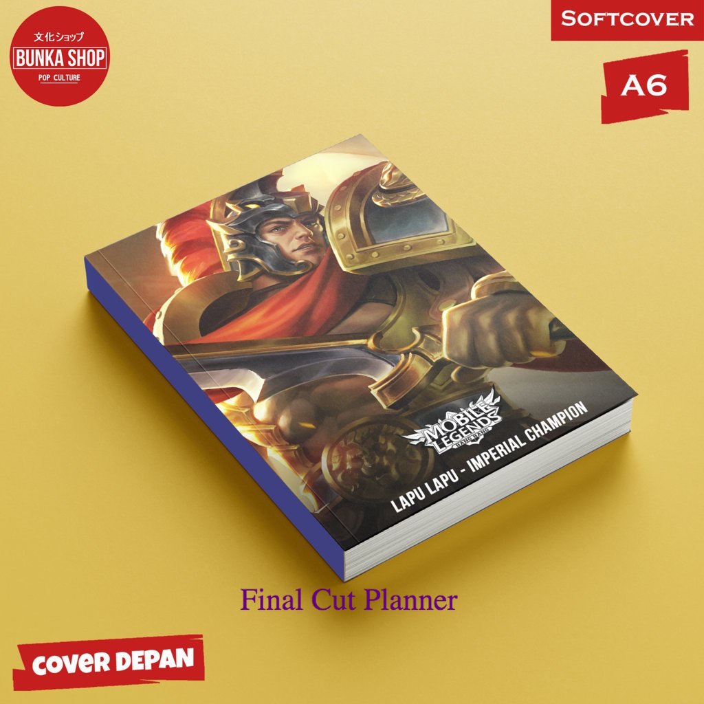 

Pocket Note Mobile Legends Lapu Lapu Imperial Champion Sioftcover A6 Buku Tulis catatan Notes Agenda planner jurnal .