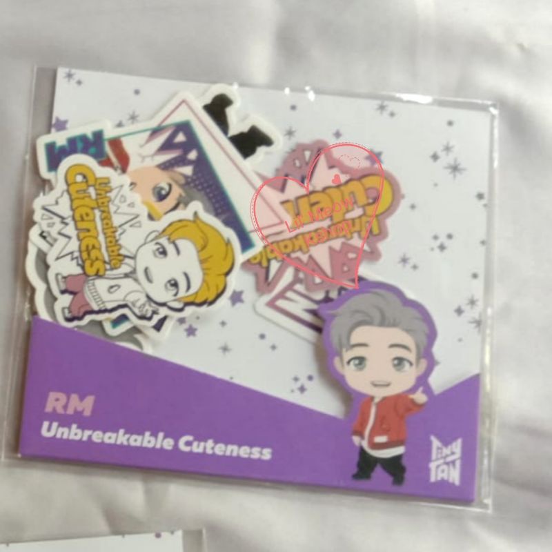 [READY STOCK] BTS TinyTAN OFFICIAL MIC DROP STICKER SET (Sealed)