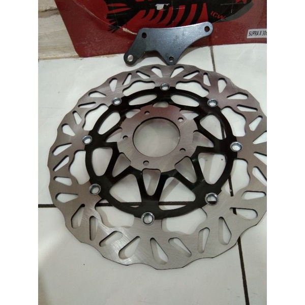 piringan cakram depan igawa model psm hitam supra x uk 300mm