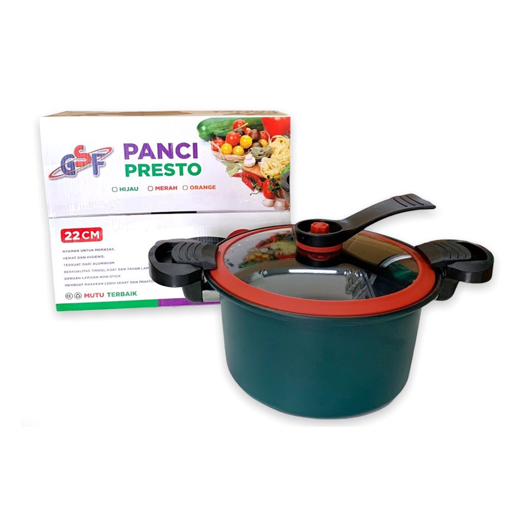 PRESTO TEXANIA 3.5 liter Teflon Pressure Cooker Totipotent Micro Pressure Cooker Pot 3.5L Daging Emp