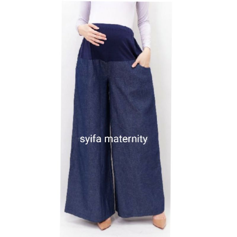 Celana hamil kulot jeans