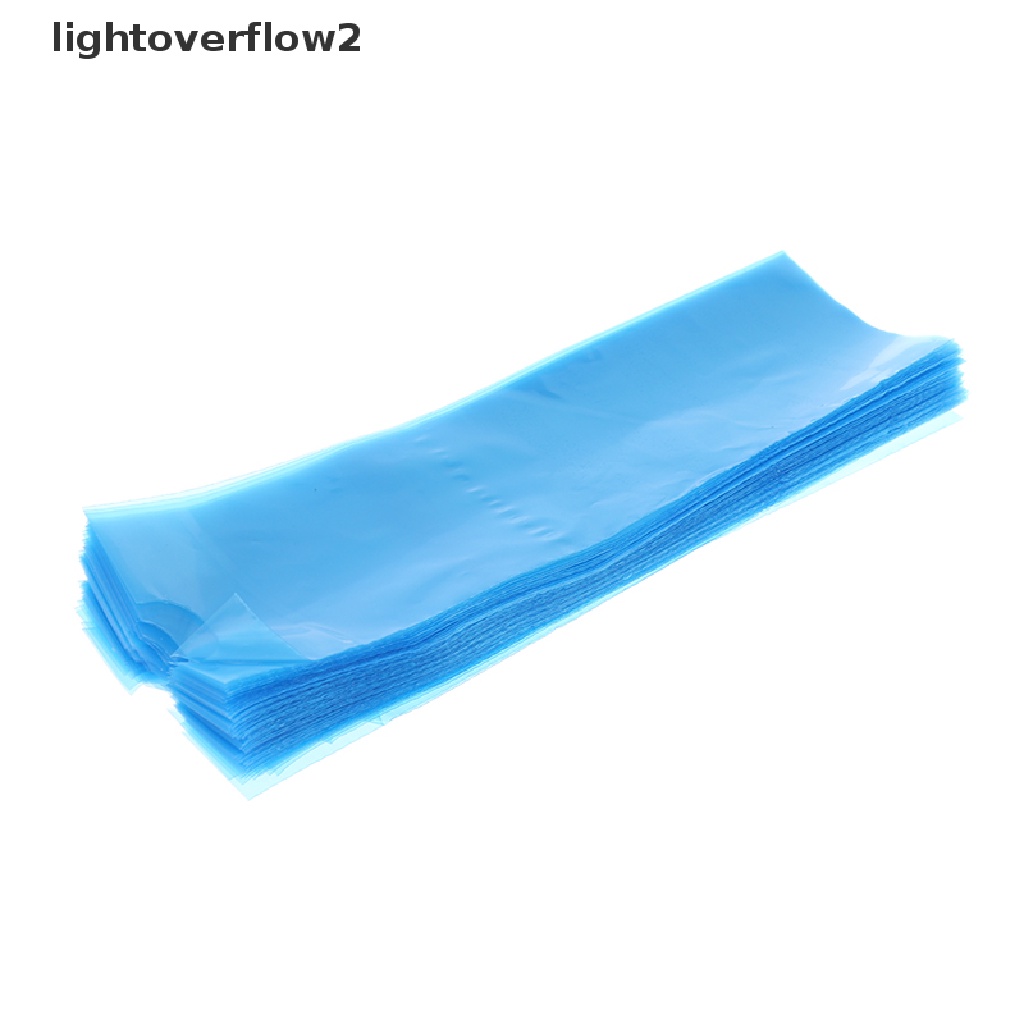 (lightoverflow2) 100pcs / Kotak Kantong Cover Mesin Tato Sekali Pakai Warna Biru