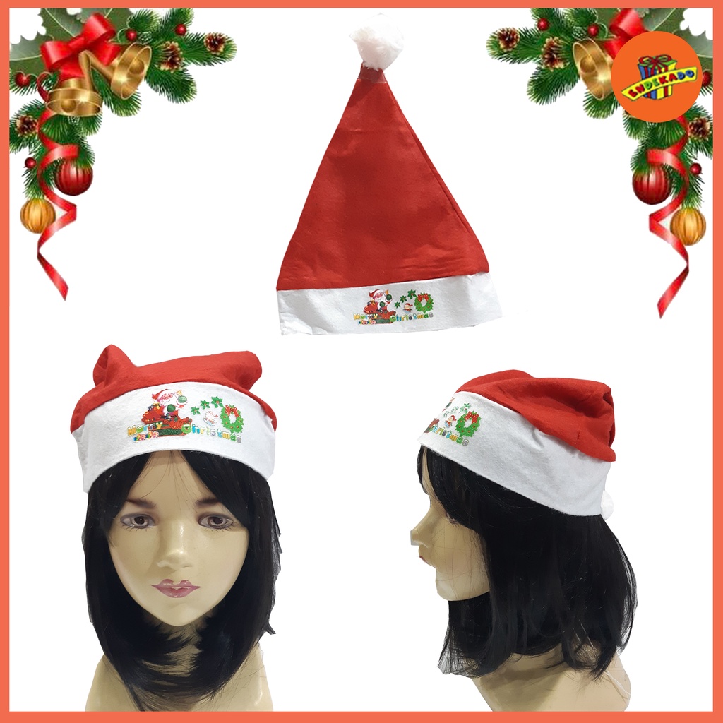 TOPI NATAL KARAKTER - Hiasan Topi Natal