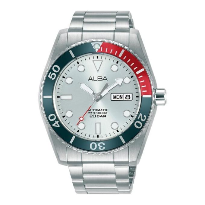 Jam Tangan Alba Men Automatic Al4295X1 Al4295 Pepsi Dial Tokolembar