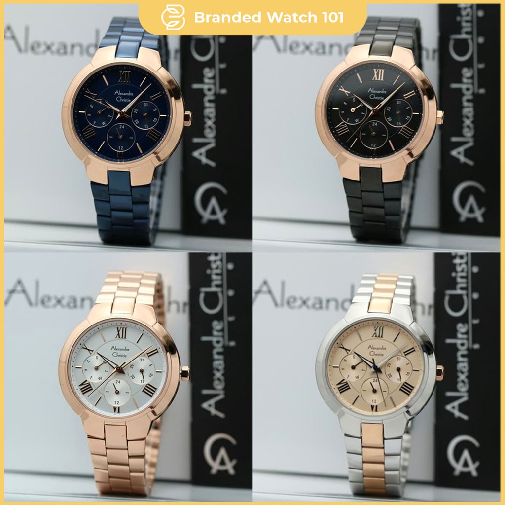 ORIGINAL Jam Tangan Wanita Alexandre Christie AC 2805 / AC2805 Garansi Resmi 1 Tahun