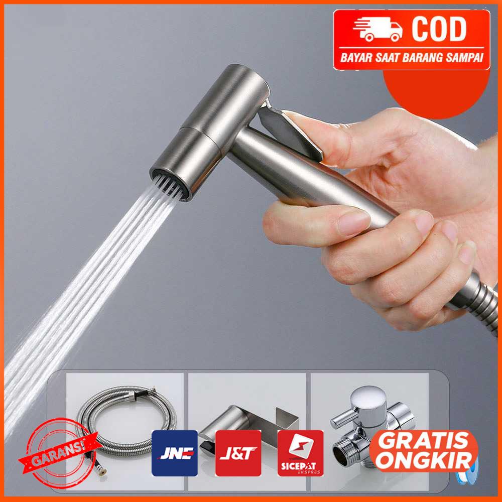 Kepala Shower Kloset Bidet Water Spray 5Set Hose T103