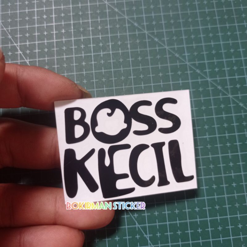 STICKER BOSS KECIL CUTTING