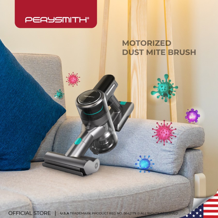 PerySmith XP6 Cordless Vacuum Cleaner Include Mop And Bed Brush 20KPA