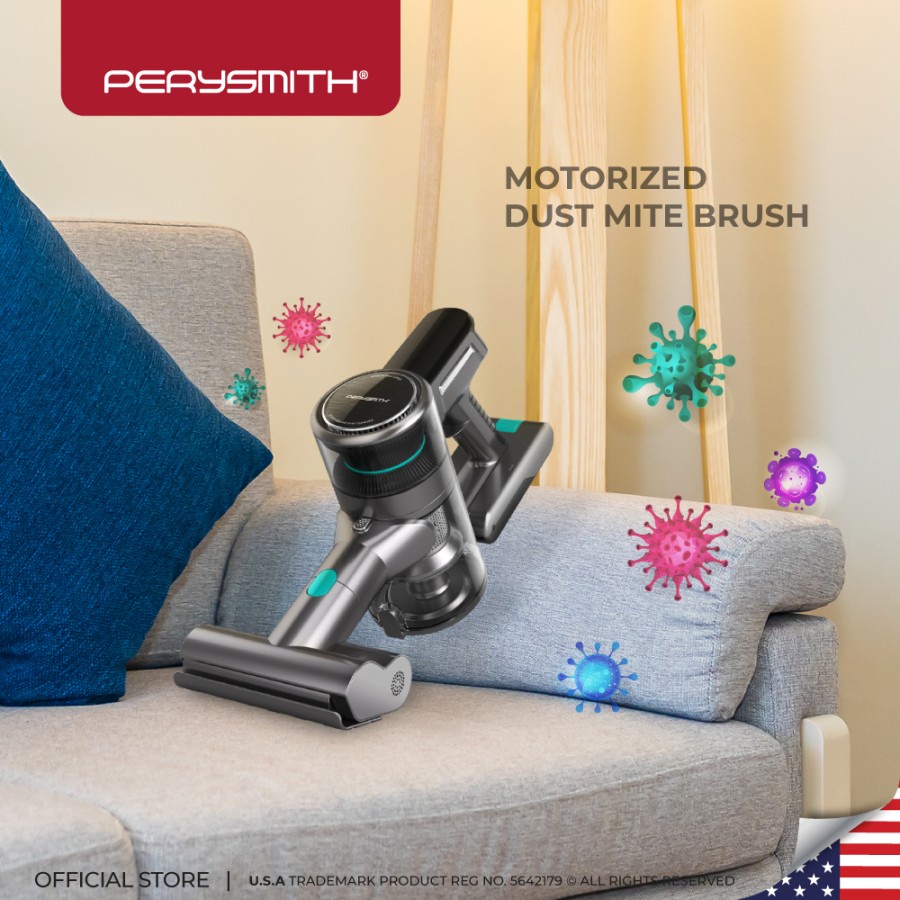 PerySmith XP6 Cordless Vacuum Cleaner Include Mop And Bed Brush 20KPA