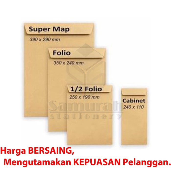 

Code524 Amplop Kertas Coklat Neuro Ukuran Map Polos Berkas Dokumen 28 X 37 Cm