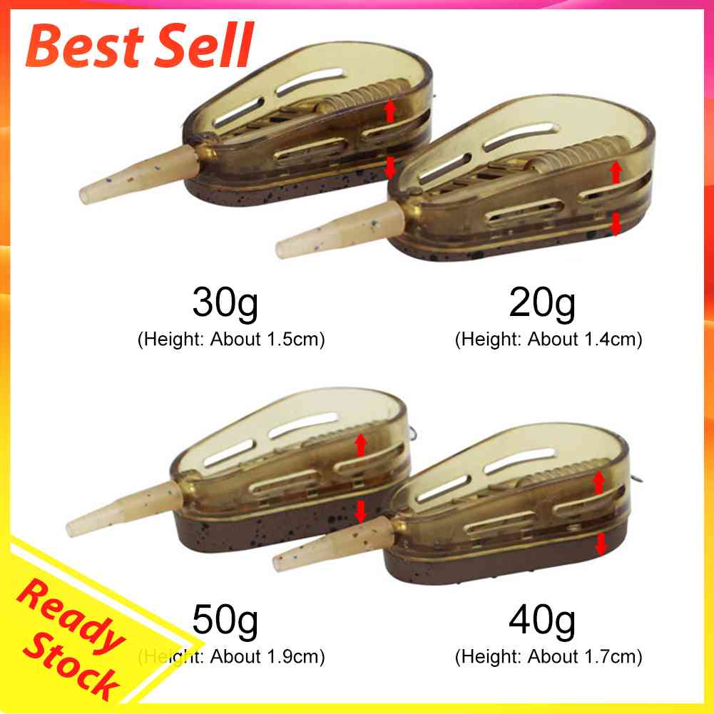 Carp Fishing Bait Cage Lure Holder 20g/30g/40g/50g Explosion Hooks Basket Feeder