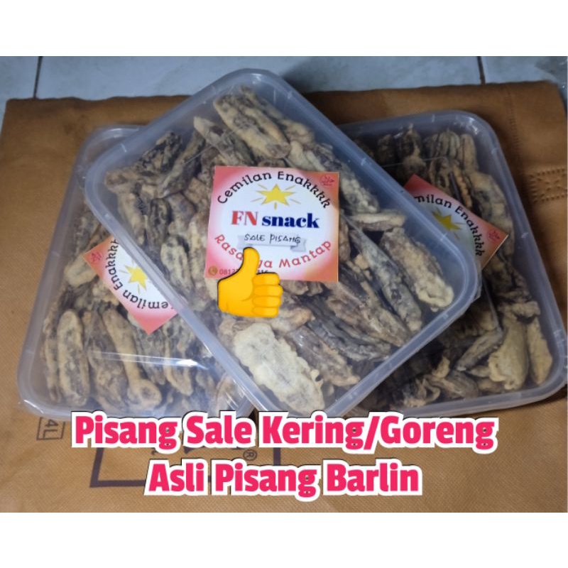 

Sale pisang goreng Barlin asli 250gram