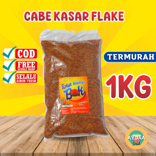 

CABE BUBUK KASAR FLAKE KERING PEDAS 1KG CHILLI FLAKES BUBUK CABE PEDAS