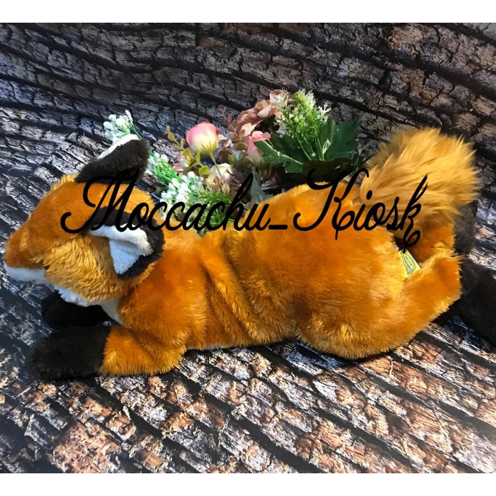 Promo Original Sunlemon Plush Doll Hizakitzune Fox Brown/Boneka Rubah Coklat Bergaransi