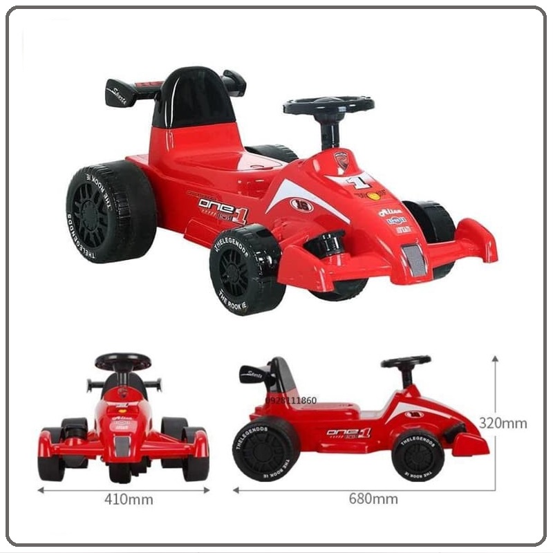 RollPlay 6v EZ Steer Lil' Racer W411R - Red