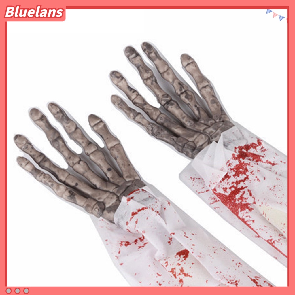 2pcs Tangan Darah Palsu Untuk Properti Halloween