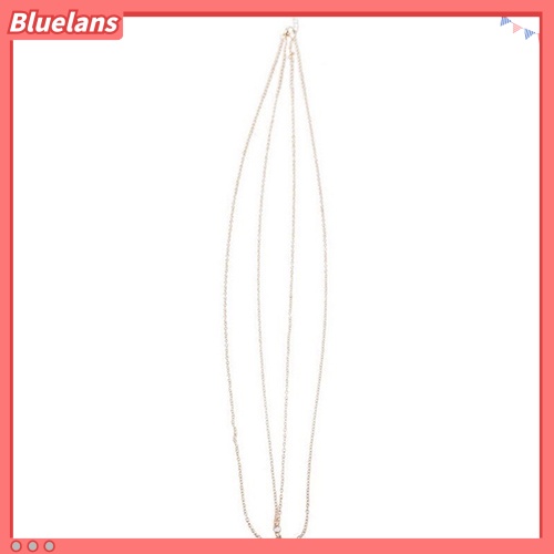 Bluelans Women Crossover Star Harness Bikini Body Belly Waist Necklace Chain Jewelry