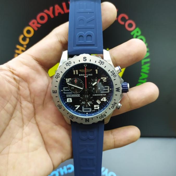 Jam Tangan Pria Brtl Japan Quartz Chronograph 00038 Grade Premium 44Mm Tokolembar