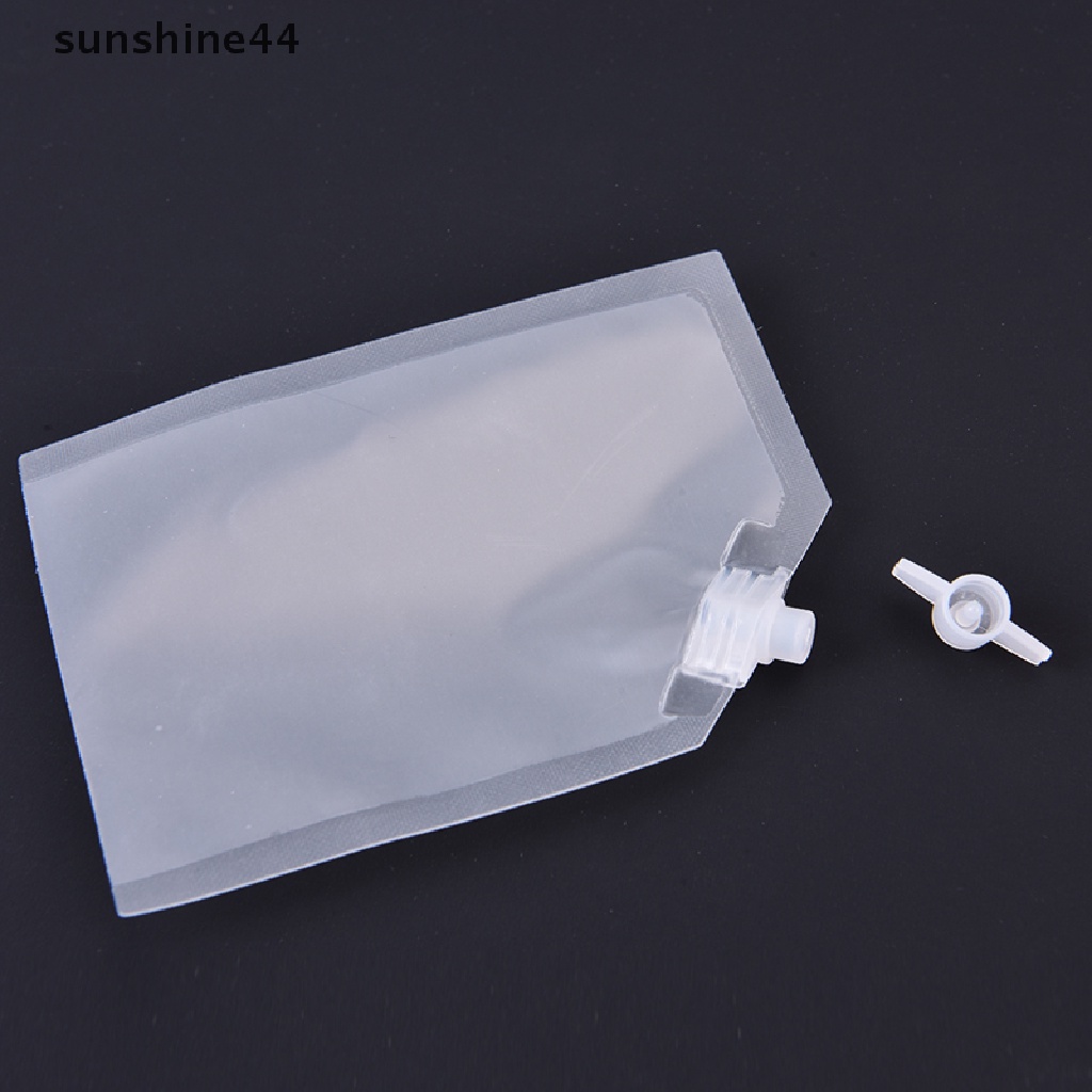 Sunshine 10pcs Kantong Pouch Dispenser Kosmetik / Makeup Transparan Anti Bocor Reusable