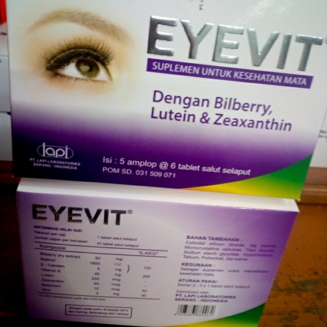 EYEVIT OBAT VITAMIN MATA/6 TABLET