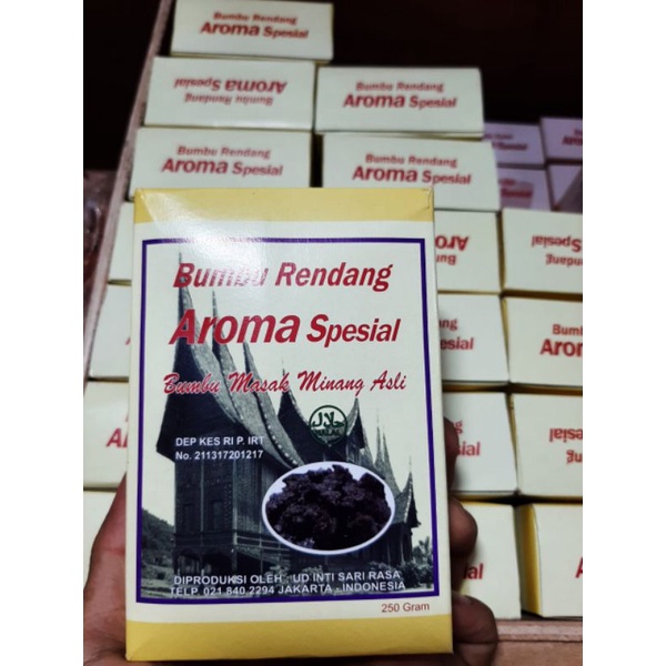 

BUMBU PEMASAK RENDANG AROMA SPESIAL 250GRAM ISI 4BUNGKUS 1KG