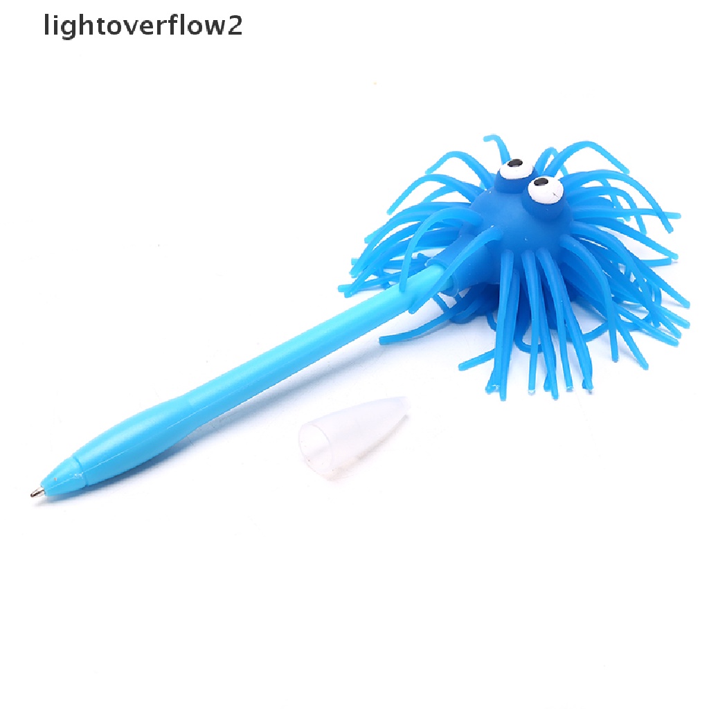 (lightoverflow2) Pulpen Gel Dengan Hiasan Kartun