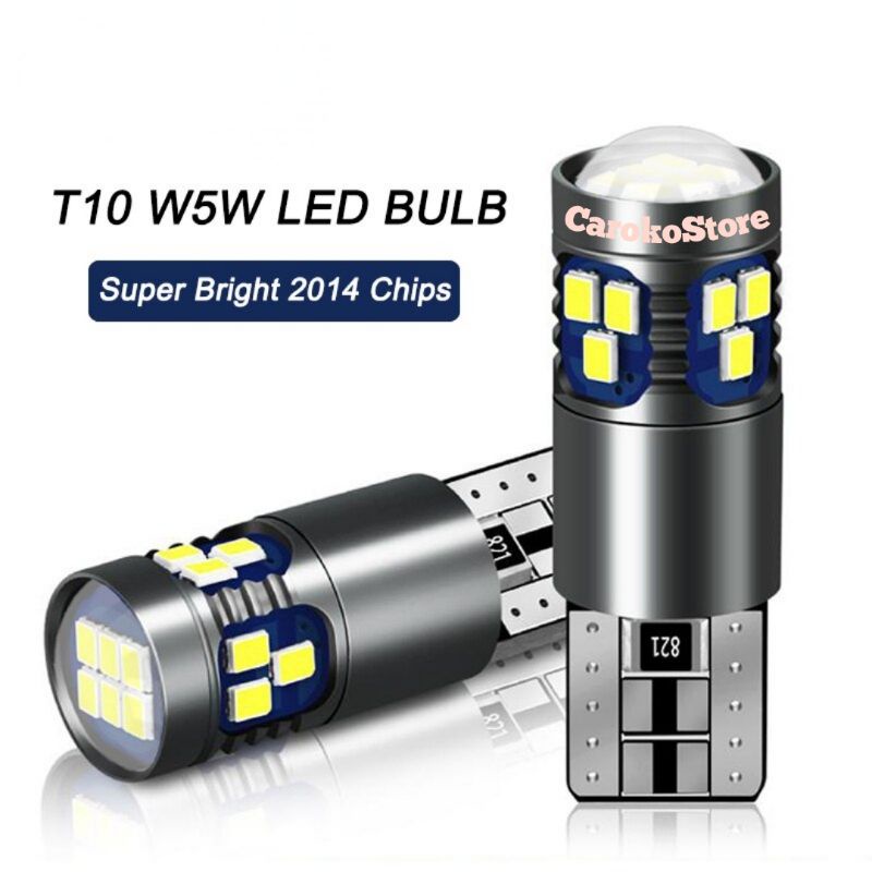Lampu Led T10 Canbus super senja sen rem motor mobil