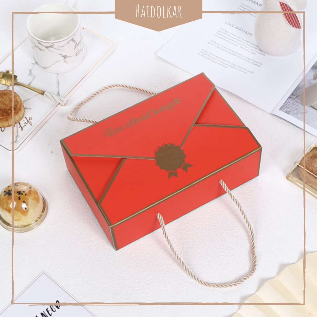 

Box bingkisan kue sekat 6 kotak hadiah kotak souvenir kotak hampers elegan