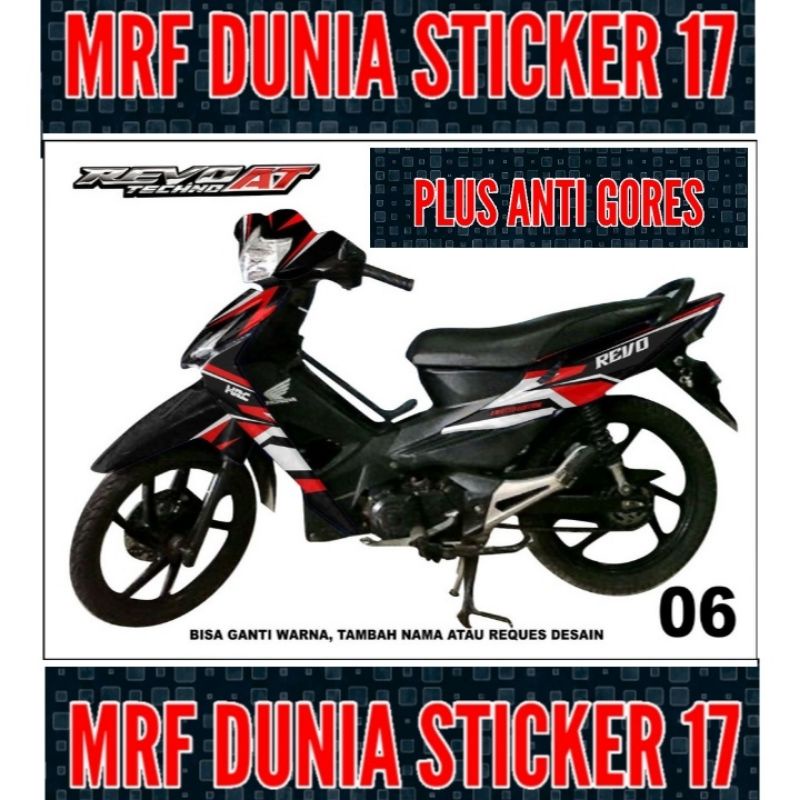 Sticker decal Revo Lama Full Body  Decal Motor Revo Lama Sticker Motor Revo Lama Decal Sticker Motor