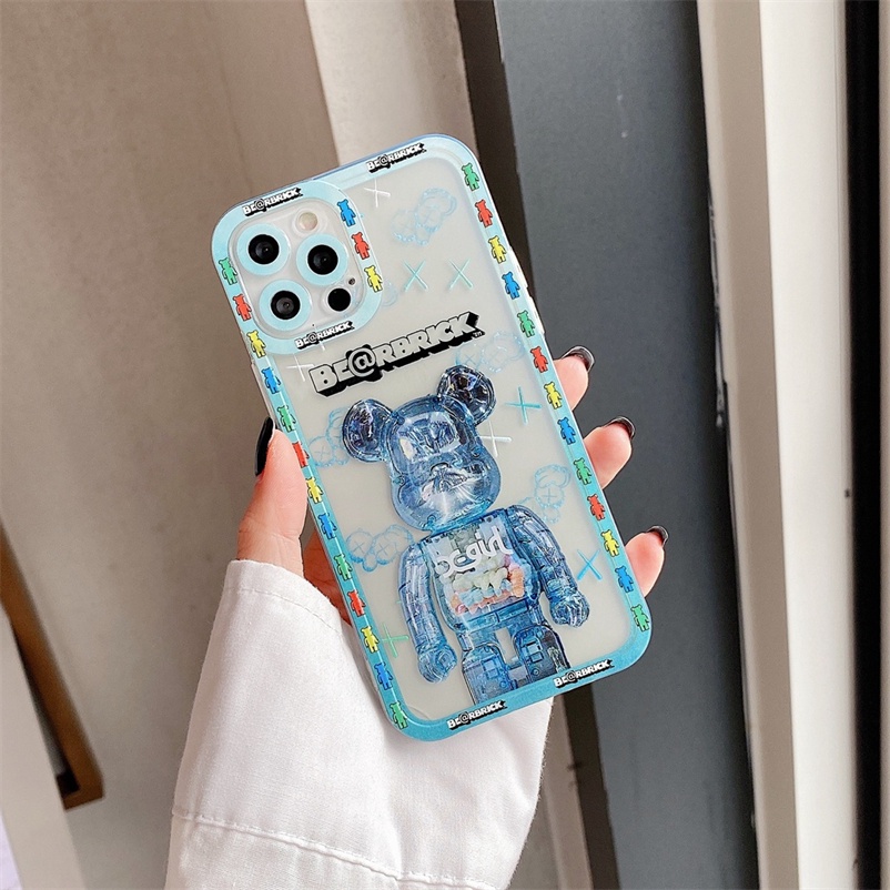 Soft Case For iIPhone 14 13 12 11 Pro Max SE2020 X XR Xs Max iIPhone 7 8  6 6s Plus INS Tide Brand Couple Mobile Phone Case Camera Protection Soft Silicone Protective Cover