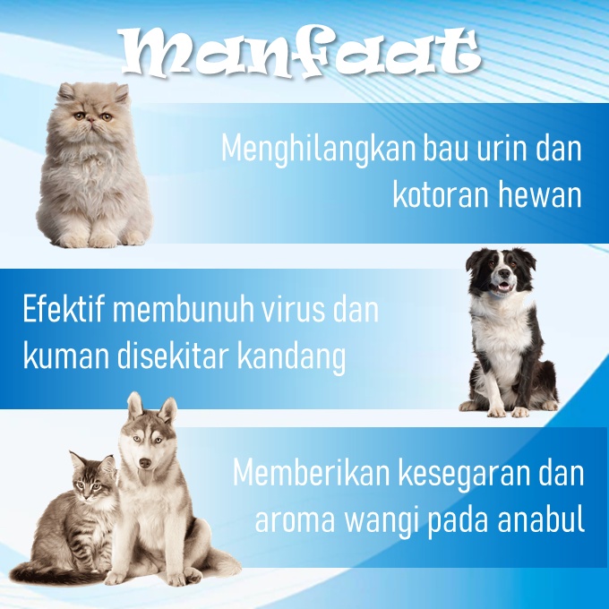 Penghilang Bau Kencing Kucing Anjing 250ML / Pet Odor Remover Spray / Litter Box / Pasir Kucing / Kucing / Anjing / Cat Dog / CatDog / penghilang bau kotoran hewan