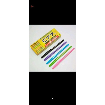 

BOLPOIN STANDART CASTELLO C77 PACK ISI 12PCS tinta hitam