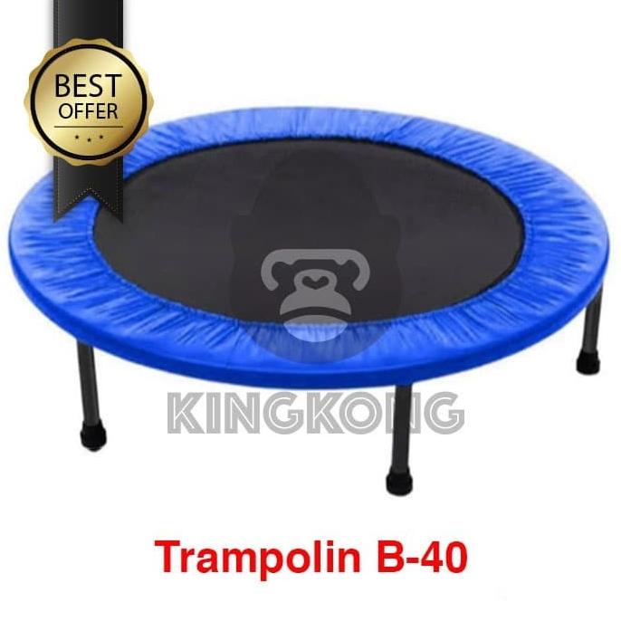 Trampoline Trampolin Alat Lompat Anak Besar 40" inch