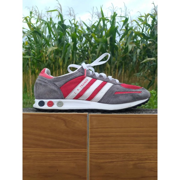 Adidas Casual La Trainer Red size 42 Original Bisa Nego