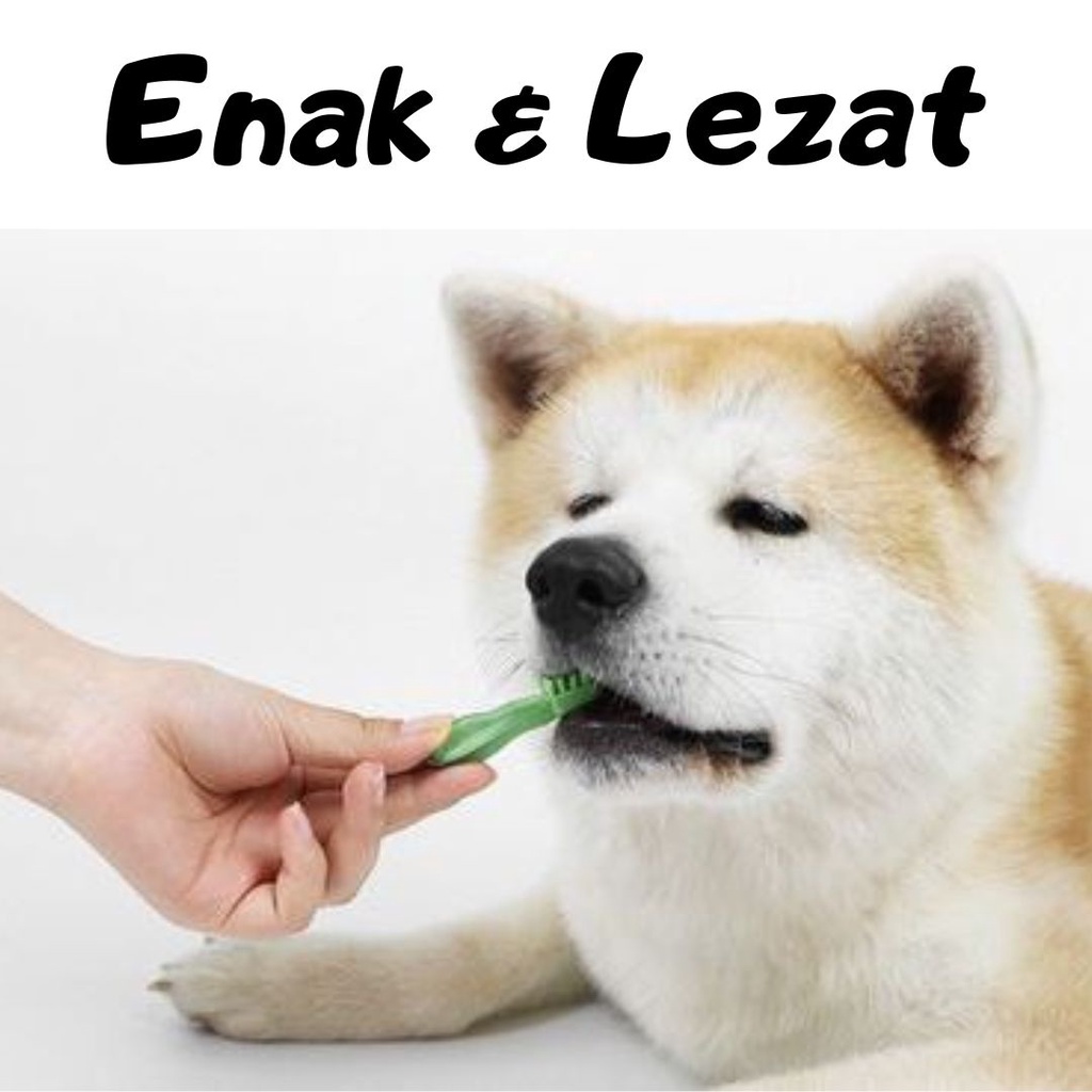 Sikat Gigi Geraham Toothbrush Dog Toys Mainan Gigitan Anjing FEFARM