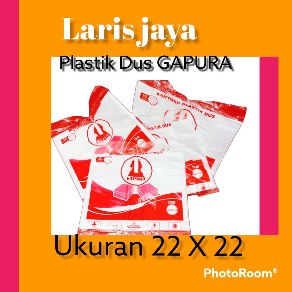TERMURAHPLASTIK DUS GAPURA ukuran 22 X 22