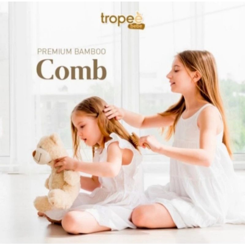 TROPEE Premium Bamboo Comb