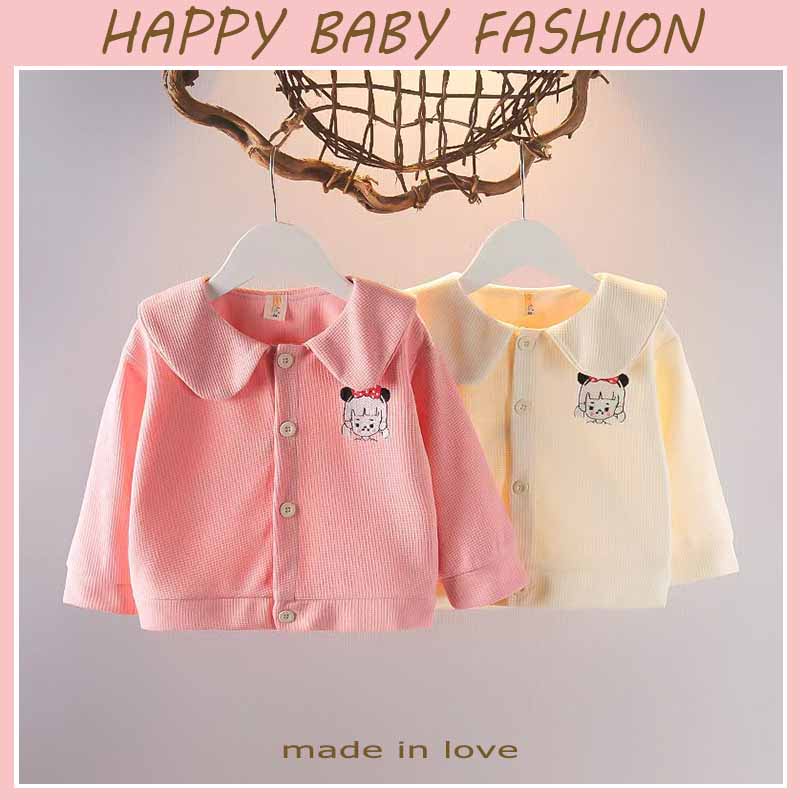 【Happy Baby】0-8Tahun WT09  Sweater kancing Style  Berkera