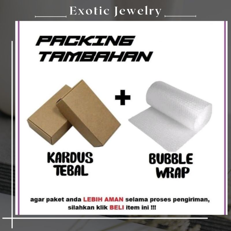 

TAMBAHAN PACKING BUBBLE WRAP+DUS AMAN SENTOSA