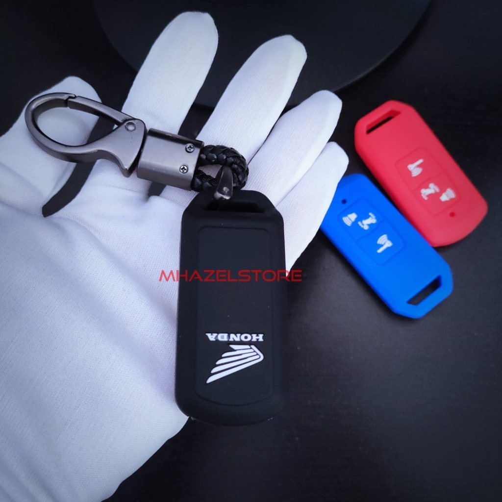 gantungan kunci remote keyless motor HONDA ADV 160 2022 anyam logo