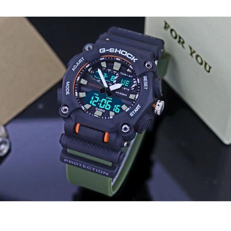 A90» JAM TANGAN ANAK LAKI / COWOK / CASIO G-SHOCK DIGITAL ANALOG SPORT OUTDOOR ANTI AIR TALI KUNING 