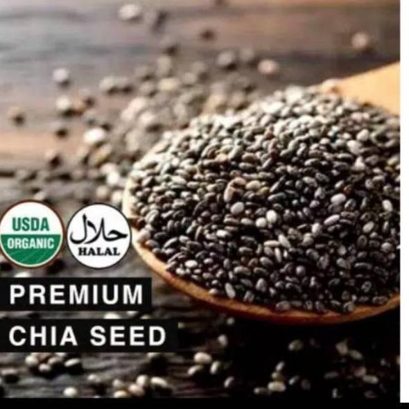 

Kodez6Z0l--Chia seed Mexico organic 100gram - Chia seed Hitam halal