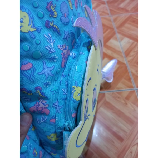 Tas Smiggle Disnep Hoodie Backpack Blue