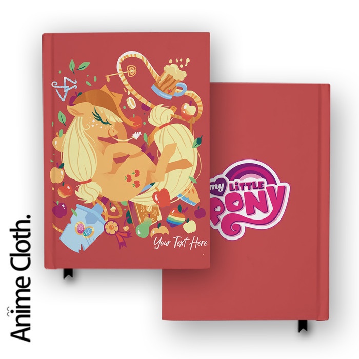 

Buku Catatan Notebook My Little Pony Applejack Custom Diary Hardcover