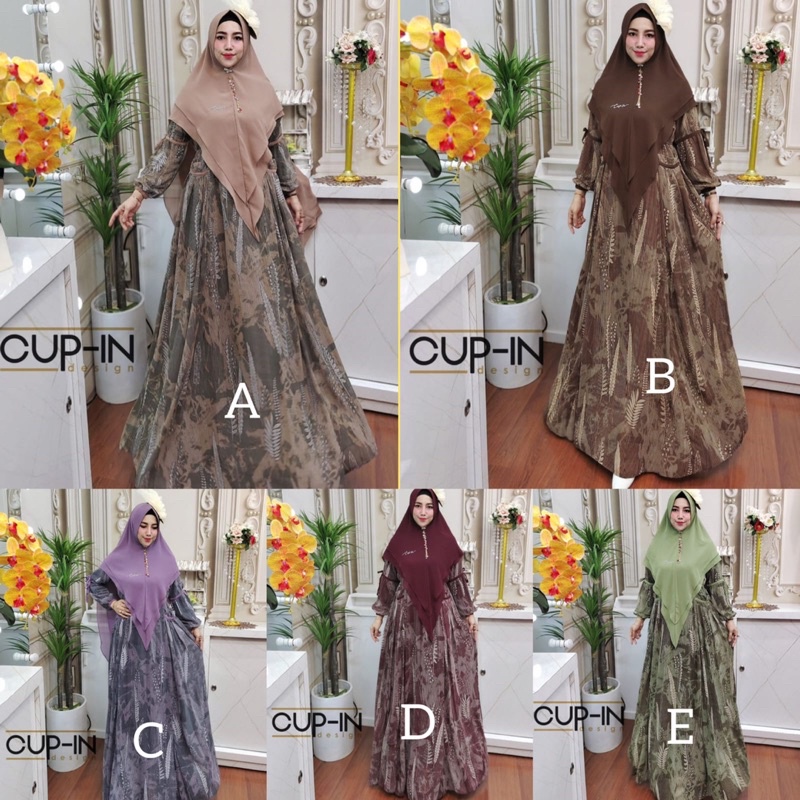 PO NEW BUSANA GAMIS GENDIS SET SYARI By Cupin